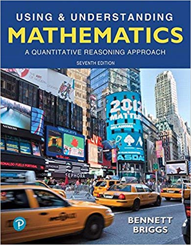 Using & Understanding Mathematics: A Quantitative Reasoning Approach (7th Edition) - EPUB